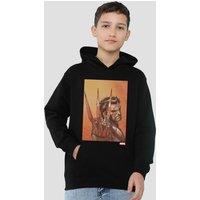 Marvel X-Men Wolverine Ready Youth Kids Pull-Over Hoodie, Black | Size: 7-8 Years