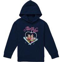 Disney Mickey Mouse Alpine Vibes Youth Kids Pull-Over Hoodie, Navy | Size: 12-13 Years