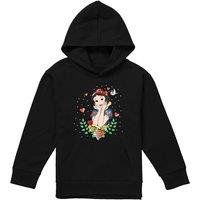 Disney Snow White Fairest Of Them All Youth Kids Pull-Over Hoodie, Black | Size: 5-6 Years