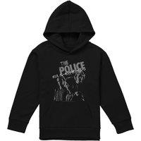 The Police Japanese Photo Youth Kids Pull-Over Hoodie, Black | Size: 5-6 Years