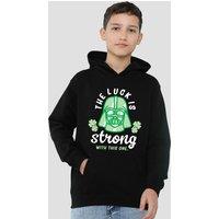 Disney Star Wars St Patrick'S Day Vader Strong Luck Youth Kids Pull-Over Hoodie, Black | Size: 7-8 Years