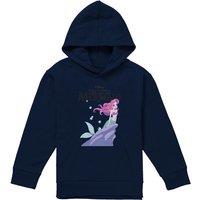 Disney Anime Rock Youth Kids Pull-Over Hoodie, Navy | Size: 9-11 Years