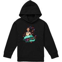 Disney Pocahontas Colours Of The Wind Youth Kids Pull-Over Hoodie, Black | Size: 9-11 Years