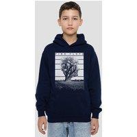 Pink Floyd Tree Of Half Life Youth Kids Pull-Over Hoodie, Navy | Size: 5-6 Years