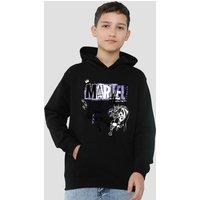 Marvel Thor Thunder Youth Kids Pull-Over Hoodie, Black | Size: 12-13 Years