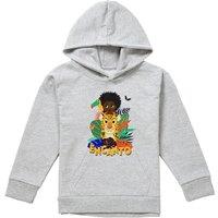 Disney Antonio Jungle Youth Kids Pull-Over Hoodie, Athletic Heather in Grey | Size: 12-13 Years