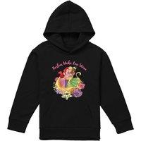 Disney Princess Besties Shine With Ariel, Rapunzel, Tiana Youth Kids Pull-Over Hoodie, Black | Size: 9-11 Years