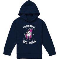 Disney Snow White Poison Apple, Evil Witch Est. 1938 Youth Kids Pull-Over Hoodie, Navy | Size: 7-8 Years