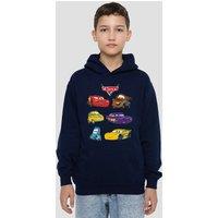 Disney Cars Characters Youth Kids Pull-Over Hoodie, Navy | Size: 12-13 Years