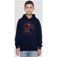 Disney Star Wars Visions Vader Youth Kids Pull-Over Hoodie, Navy | Size: 5-6 Years