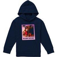 Disney Moana 2 Moana & Simea Ocean Sisters Youth Kids Pull-Over Hoodie, Navy | Size: 12-13 Years