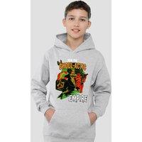 Disney Star Wars Join The Ghoulactic Empire Youth Kids Pull-Over Hoodie, Athletic Heather in Grey | Size: 7-8 Years