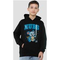 Disney Star Wars Young Jedi Adventure Nubs Kids Youth Kids Pull-Over Hoodie, Black | Size: 9-11 Years