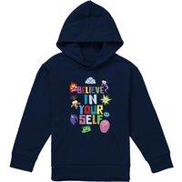 Disney Inside Out 2 Believe In Yourself Youth Kids Pull-Over Hoodie, Navy | Size: 5-6 Years