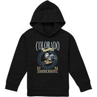 Disney Mickey Mouse Colorado Ski Youth Kids Pull-Over Hoodie, Black | Size: 5-6 Years