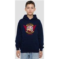 Disney Star Wars Red Leader Youth Kids Pull-Over Hoodie, Navy | Size: 9-11 Years