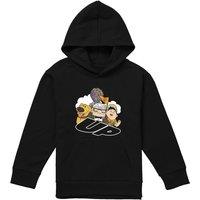 Disney Group Balloons Youth Kids Pull-Over Hoodie, Black | Size: 9-11 Years