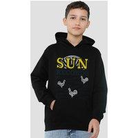 Sun Records Sun Songs Youth Kids Pull-Over Hoodie, Black | Size: 5-6 Years