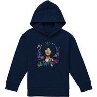 Whitney Houston Color Burst Whitney Youth Kids Pull-Over Hoodie, Navy | Size: 9-11 Years