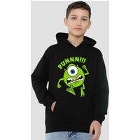 Disney Mike Wazowski Run Youth Kids Pull-Over Hoodie, Black | Size: 12-13 Years