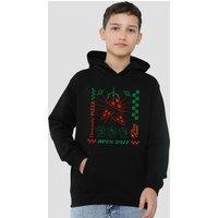 Disney Pizza Planet Aliens Youth Kids Pull-Over Hoodie, Black | Size: 5-6 Years
