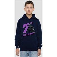 Marvel Black Panther Birthday 7 Youth Kids Pull-Over Hoodie, Navy | Size: 9-11 Years