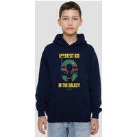 Disney Star Wars Greatest Kid Boba Fett Youth Kids Pull-Over Hoodie, Navy | Size: 9-11 Years