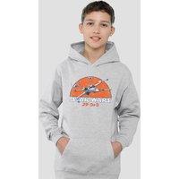 Disney Star Wars Xwing & Tie Fighter Flight Youth Kids Pull-Over Hoodie, Athletic Heather in Grey | Size: 5-6 Years