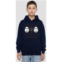 Disney Star Wars Galeggsy Far, Far Away Youth Kids Pull-Over Hoodie, Navy | Size: 9-11 Years