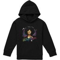 Whitney Houston Color Burst Whitney Youth Kids Pull-Over Hoodie, Black | Size: 7-8 Years