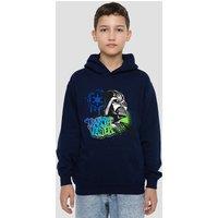 Disney Star Wars Darth Vader Empire Graffiti Youth Kids Pull-Over Hoodie, Navy | Size: 9-11 Years
