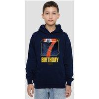 Disney Star Wars Xwing Pilot 7Th Birthday Space Youth Kids Pull-Over Hoodie, Navy | Size: 12-13 Years