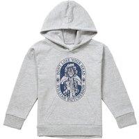Disney Hocus Pocus Don'T Lose Your Head William Butcherson Youth Kids Pull-Over Hoodie, Athletic Heather in Grey | Size: 7-8 Years