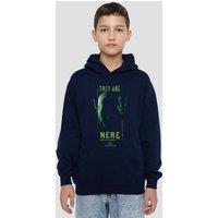 Marvel Secret Invasion They Are Here Youth Kids Pull-Over Hoodie, Navy | Size: 12-13 Years