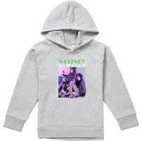 Whitney Houston Motorcycle Queen Youth Kids Pull-Over Hoodie, Athletic Heather in Grey | Size: 7-8 Years