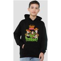 Disney Toy Story Group Terror Youth Kids Pull-Over Hoodie, Black | Size: 7-8 Years