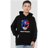 Hasbro Power Rangers Spliced Head Youth Kids Pull-Over Hoodie, Black | Size: 5-6 Years