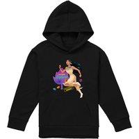 Disney Pocahontas Natural Explorer Youth Kids Pull-Over Hoodie, Black | Size: 9-11 Years