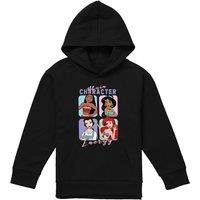 Disney Main Character Energy Youth Kids Pull-Over Hoodie, Black | Size: 9-11 Years