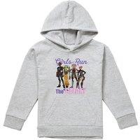 Disney Star Wars Ahsoka Galaxy Girls Ketsu Sabine Hera Youth Kids Pull-Over Hoodie, Athletic Heather in Grey | Size: 5-6 Years