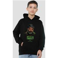 Marvel Secret Invasion Who Do You Trust Youth Kids Pull-Over Hoodie, Black | Size: 12-13 Years