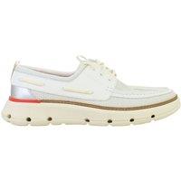 ZERGRAND Regatta White Boat Shoes