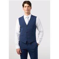 Limehaus Men's Slim Fit Blue Waistcoat | Size: 42R