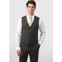 Limehaus Men's Regular Fit Charcoal Waistcoat in Grey | Size: 50R