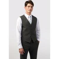 Limehaus Men's Slim Fit Charcoal Waistcoat in Grey | Size: 44R