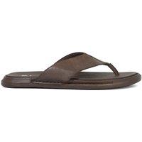 Dune London Men's 'Inside' Leather Sandals in Brown | Size: 6