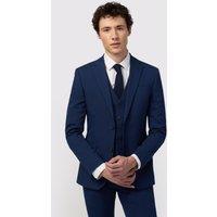 Limehaus Men's Stretch Blue Skinny Fit Jacket | Size: 36R