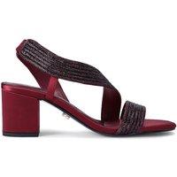Carvela Women's 'Gala Block Jewel 60' Heels in Wine | Size: 4