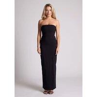 Vesper Women's Bandeau Bodycon Maxi Dress in Black | Size: 8