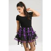 Hell Bunny Women's Chai Mini Flared Grunge tutu style Mini Skirt | Size: Large